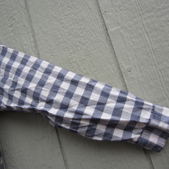 Patagonia Shirt Mens M Grey/white Plaid Pockets Button Up Cotton hiking outdoor - Picture 5 of 16